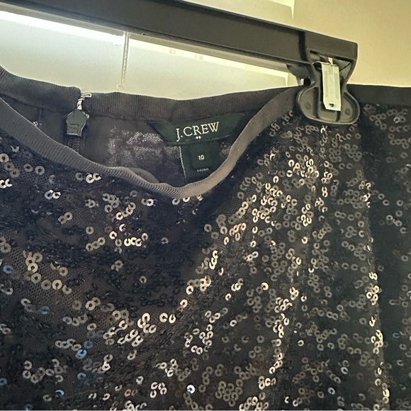 J. Crew Black Sequin Skirt - Picture 5 of 7